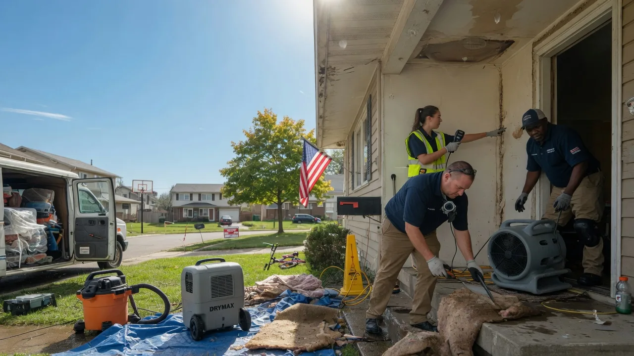 Water Damage Restoration in Danville, KS near me